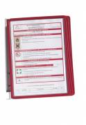 Durable Vario® vægregistersystem med 5 lommer komplet, rød