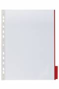 Durable Function Panel A4 lomme til registersystem rød