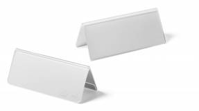 Durable bordskilteholder akryl 61x122mm klar, 10stk