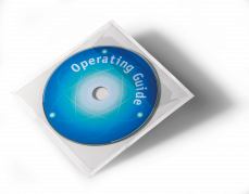 Durable selvklæbende lomme pocketfix® cd/dvd klar, 100 stk