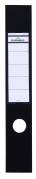 Durable selvkl&aelig;bende rygetiket til mapper ordofix&reg; 60x390mm, sort, 10 stk