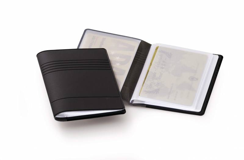 Durable kreditkortfoderal med plads til 10 kreditkort, sort