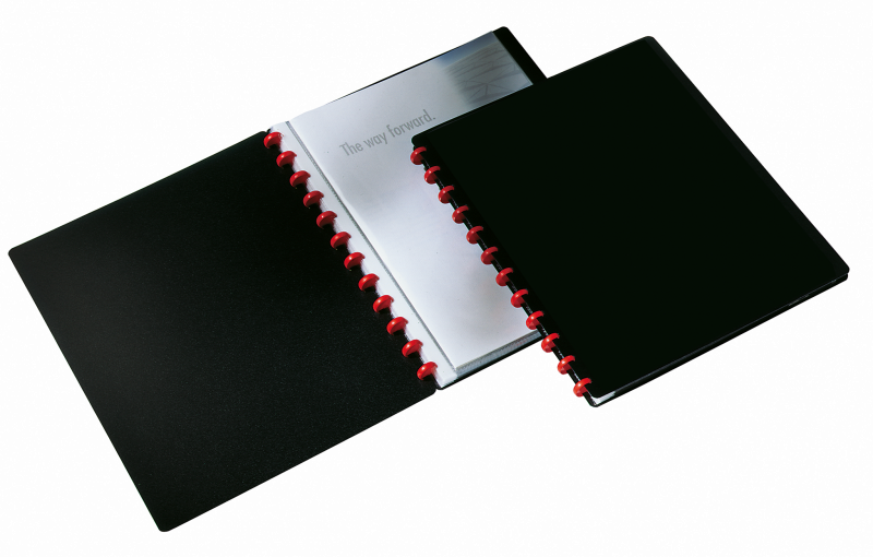 Durable displaybog duralook® easy A4 med 20 lommer sort