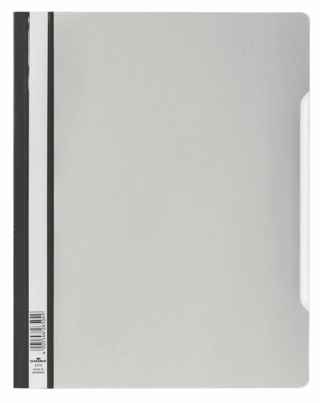 Durable A4 overst&oslash;rrelses tilbudsmappe klar forside gr&aring;