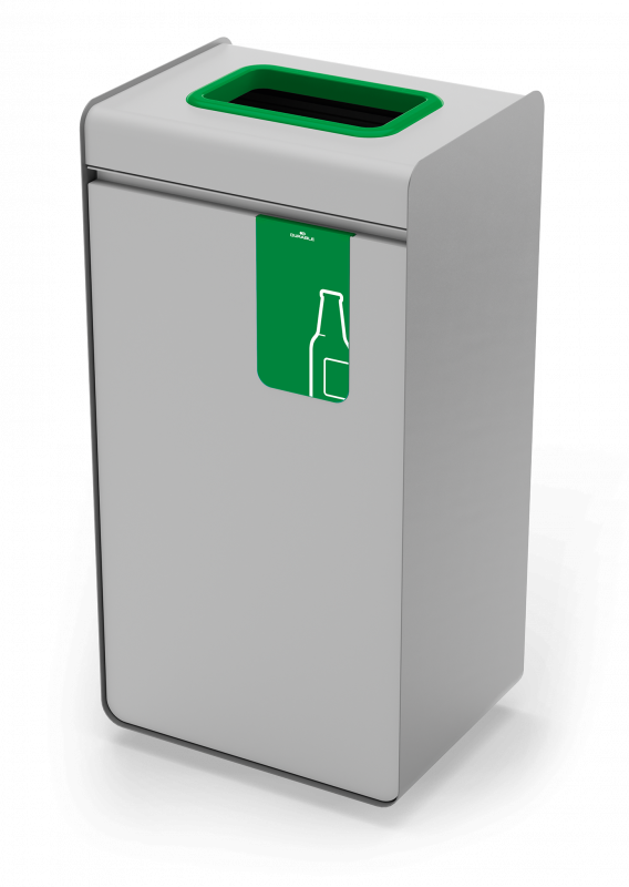 Durable affaldsbeholder durasort® 55 liter grøn - til madaffald