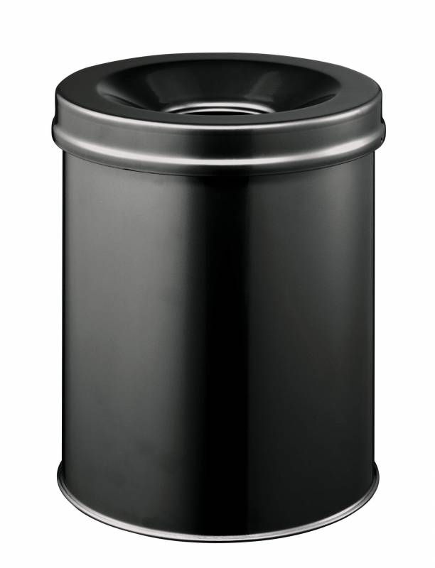 Durable papirkurv brandsikker safe 15 liter sort