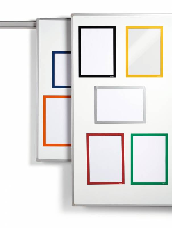 Durable Duraframe A4 magnetisk skilt med orange ramme