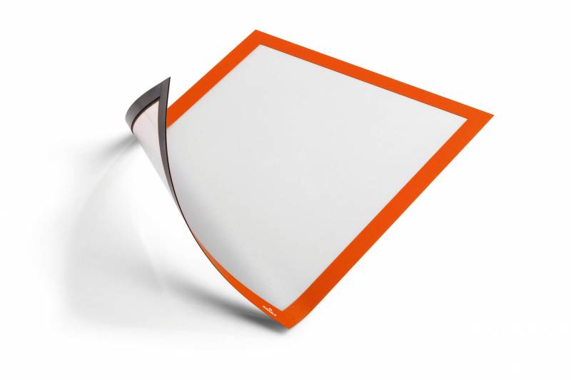 Durable Duraframe A4 magnetisk skilt med orange ramme