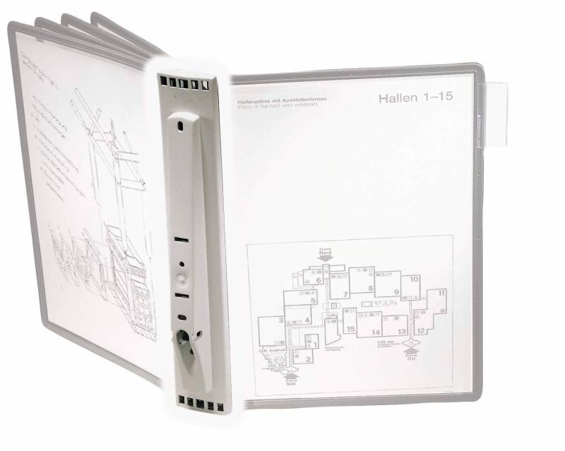 Durable sherpa v&aelig;gmodul til registersystem 5 lommer gr&aring;