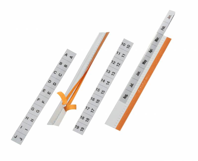 Durable Indeksfaner tabfix&reg; 200x13 mm selvkl&aelig;bende, 5 stk