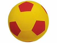 Ballonbold med blødt stofovertræk 50cm Gul og Rød