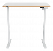 Leitz Ergo h&aelig;ve-s&aelig;nke ergonomisk skrivebord 120x70cm hvid