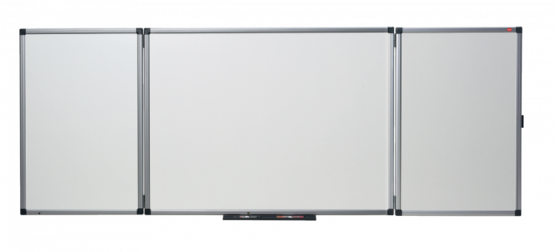 Nobo whiteboard foldbar magnetisk emaljeret 200x120cm