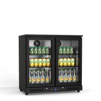 Bark&oslash;leskab INLUX INBTC-210FC 183 liter sort