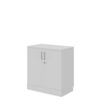 Office Xtra kontorskab med 2 hylder 830x800mm hvid
