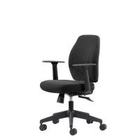 Office Canadian Ergo Eco 1 kontorstol uden armlæn sort