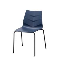Titus kantinestol stabelstol i elegant design - Blå