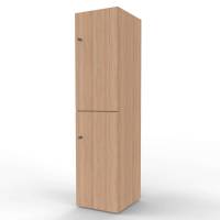 New Choice personaleskab med 2 rum h&oslash;jde 181,7cm eg