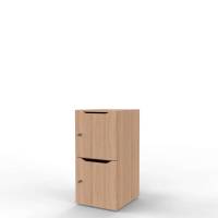 New Choice personaleskab med 2 rum h&oslash;jde 91,7cm eg