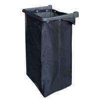 Ramme + affaldsæk til rullebord 97,5 liter sort