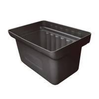 Lille spand til rullebord, sort 24x35x20h cm. - Sort