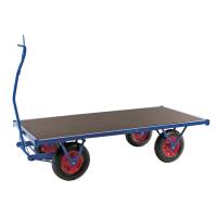 Office Trækvogn 100x250 cm, blå-sort op til 1500Kg