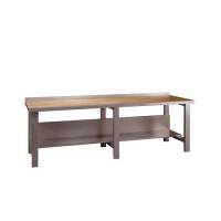 Fileb&aelig;nk med massiv stavlimet parket bordplade 3000x800mm