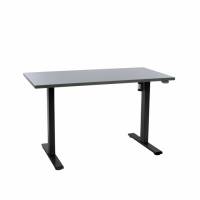 Office elektrisk hæve sænkebord Operator 60x120 cm, sort stel - Antracit