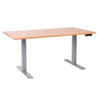 Office EP 6000 Hæve sænkebord - Decor laminat 90x180 cm - Bøg