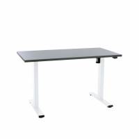 Operator h&aelig;ve-s&aelig;nkebord 120x60cm antracit med hvidt stel