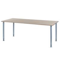 Oporto Futura kantinebord 180x80cm alu - Eg