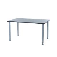 Oporto Futura kantinebord, 130x80 cm, alu stel - Antracit