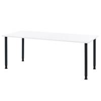 Oporto Futura kantinebord, 180x80 cm - Hvid