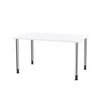 Oporto Futura kantinebord, 130x80 cm, blank - Hvid