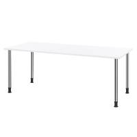Oporto Futura kantinebord 180x80cm blank - Hvid