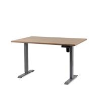 Office elektrisk hæve sænkebord Operator II 60x120 cm, alu stel - Eg