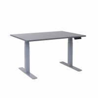 Office Hæve sænkebord Corporate 80x140 cm, alu stel - Antracit