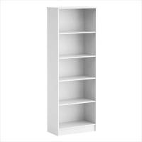 Office ECO reol med 5 rum 196,6x69,5x37cm hvid