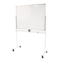 Office ECO whiteboard tavle på hjul vendbart 120x90cm