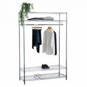 Office tøjstativ Wirefix 46x122x200cm stål