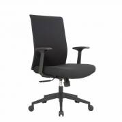Kontorstol TX Soft 3 med synkronvip sort