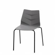 Titus kantinestol stabelstol i elegant design - Antracit