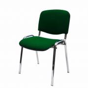 Office Comfort Basic stol med blankt stel - Grøn