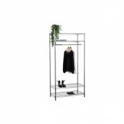 Office tøjstativ Wirefix 46x91x200cm stål