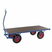 Office Trækvogn 100x250 cm, blå-sort op til 1500Kg