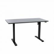 Office elektrisk hæve sænkebord Operator 70x140 cm, sort stel - Antracit