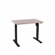 Office elektrisk hæve sænkebord Operator 60x90 cm, sort stel - Eg