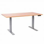 Office EP 6000 Hæve sænkebord - Decor laminat 90x180 cm - Bøg