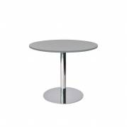 Rundt Bord Van Doren Ø90 cm, blank stel, grå bordplade