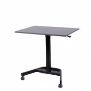 Office h&aelig;ve-s&aelig;nkebord 70x50cm antrasit med alu stel